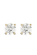 “Simply You 3Mm” Earrings 375/1000 Yellow Gold And Zirconium
