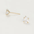 Simply You Earrings - Yellow Gold And Zirconium