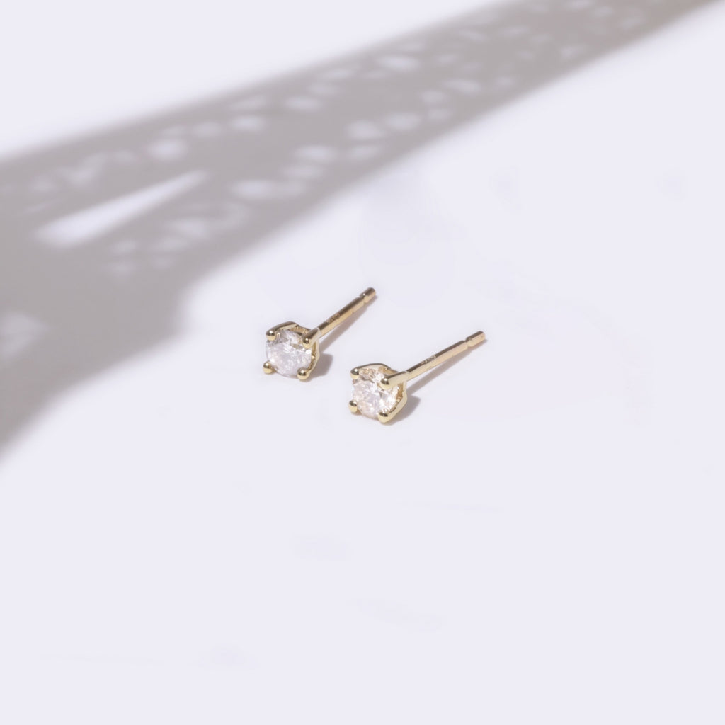"Cristina" Earrings D 0.25/2 - 375/1000 Yellow Gold