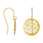 “Dandelion” Earrings – 375/1000 Two-tone Gold