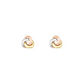 Pendientes “Nudo Tricolor” – Oro Tricolor 375/1000