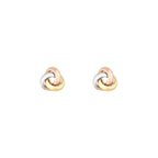 Pendientes “Nudo Tricolor” – Oro Tricolor 375/1000