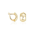 Boucles D'Oreilles "Carré D'Or" - Or Jaune 375/1000
