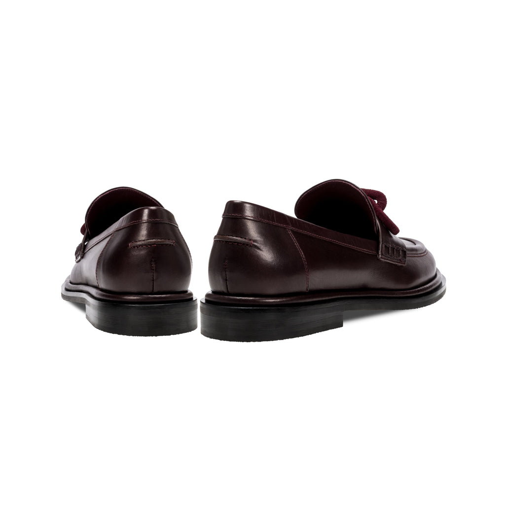Catena Burgundy Flat Moccasin