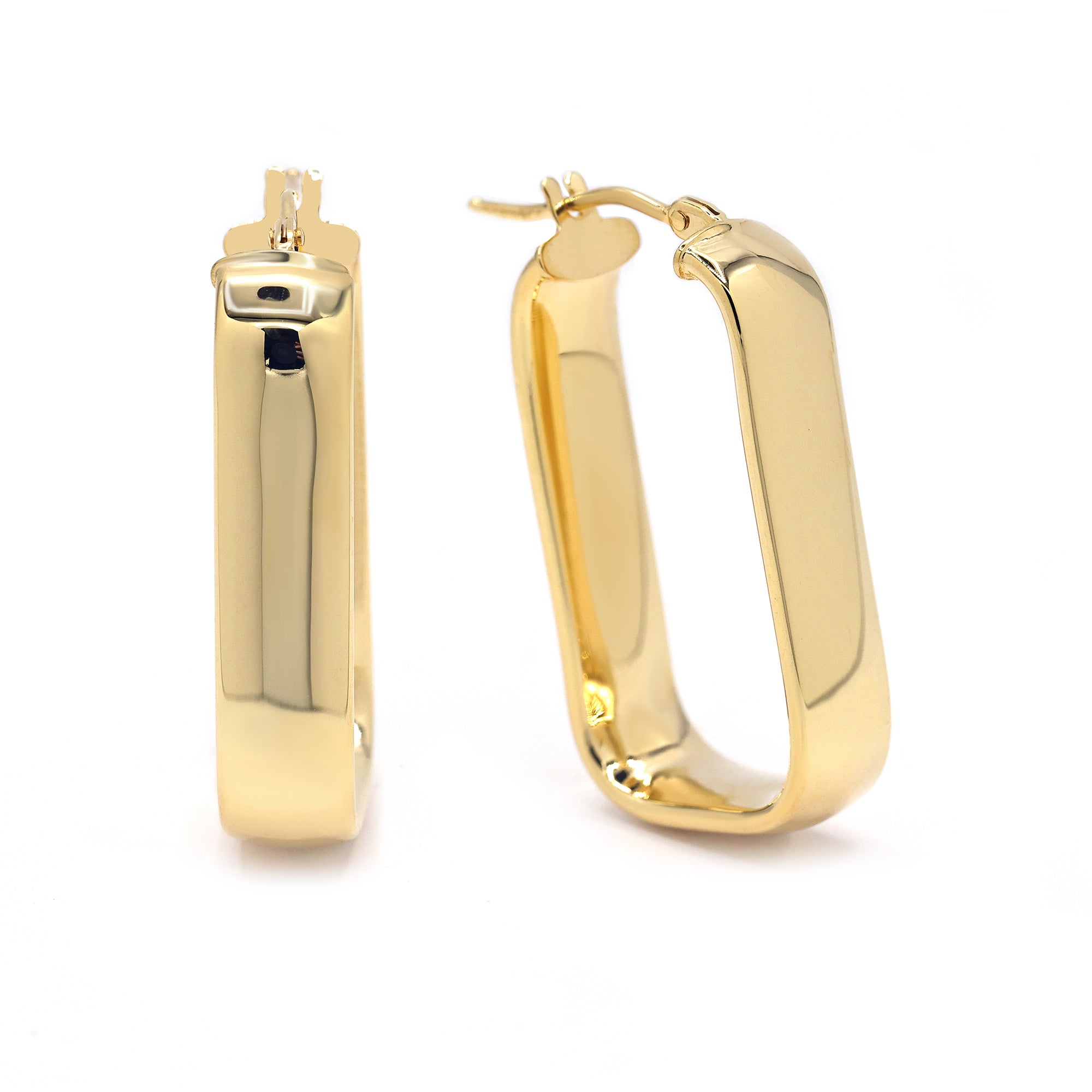 “Golden Prism” Earrings 375/1000 Yellow Gold