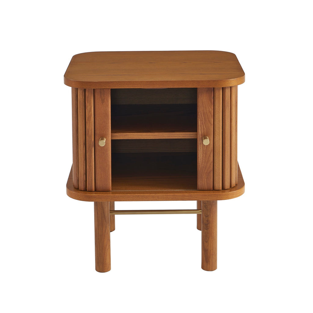 Ernest - Table De Chevet - Frêne Foncé
