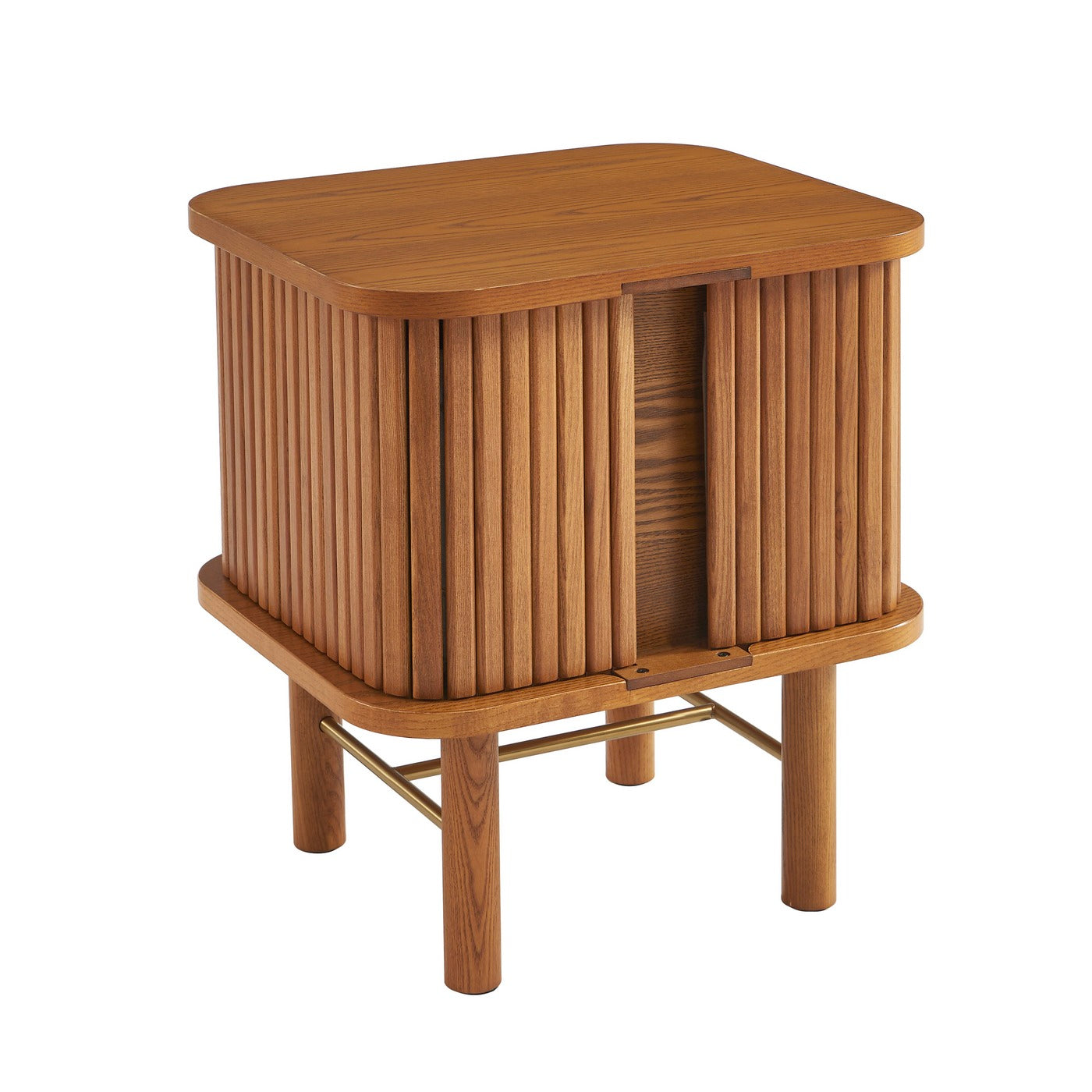 Ernest - Table De Chevet - Frêne Foncé