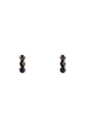 375/1000 Yellow Gold “Trio De Puces Sapphire 0.24Ct/6” Earrings