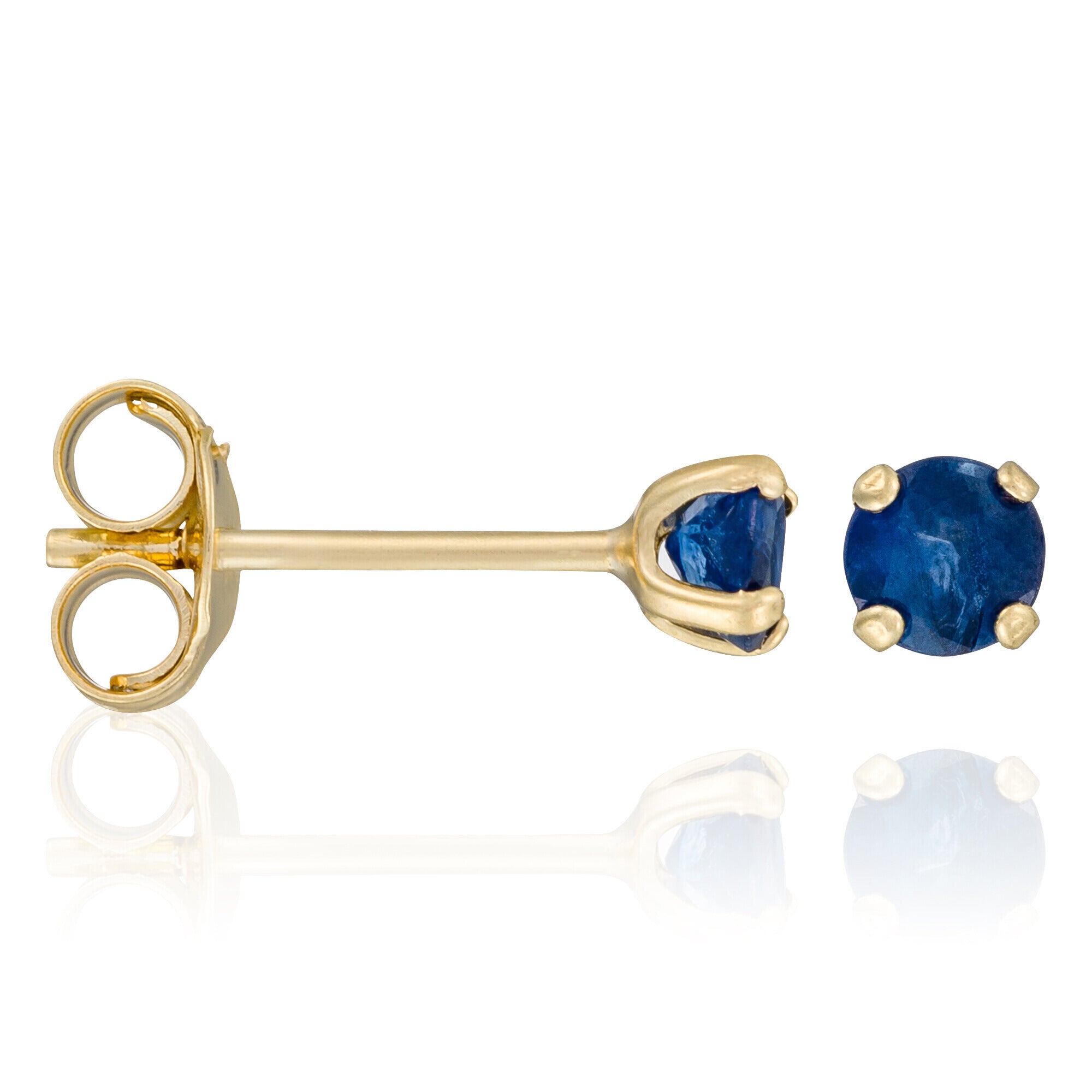 Pendientes “Chips de zafiro azul de 3 mm”: 0,18 quilates/2