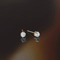 “3Mm Blue Topaz Chips” Earrings: 0.17Ct/2
