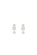 “Puces Brillantes” Earrings 375/1000 Yellow Gold And Zirconium