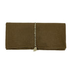 Nappe En Coton Flammé Finition Passe-Poil - Vert