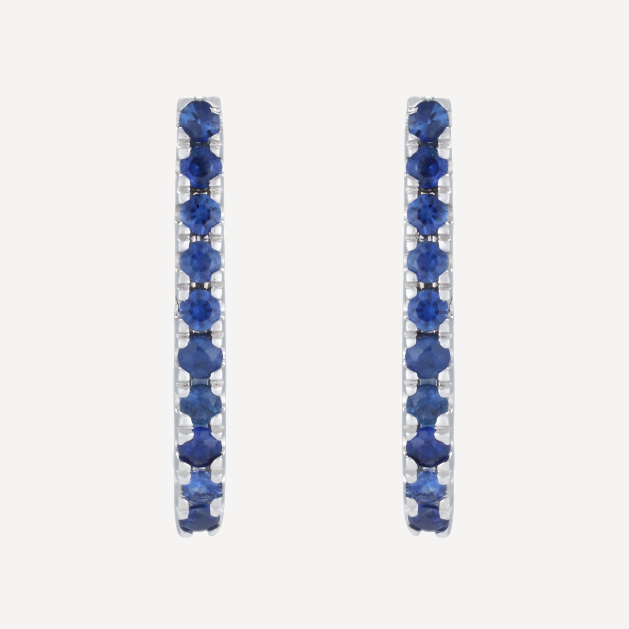 Boucles D'Oreilles "Rhea" S0,11/20 - Or Blanc 375/1000