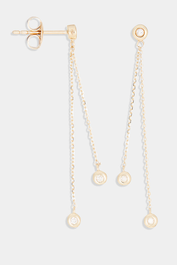 Boucles D'Oreilles "Planer Sur Ton Cœur" D0,095/6 - Or Jaune 375/1000