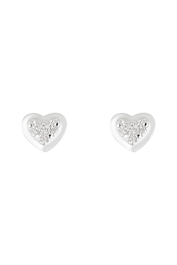 Boucles D'Oreilles "Bébé D'Amour" D0,04/12 - Or Blanc 375/1000
