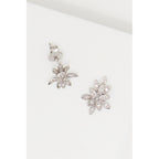 Pendientes "Ramo" D0.12/22 - Oro blanco 375/1000