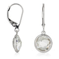 "Amathia" White Topaz Earrings 6.4/2