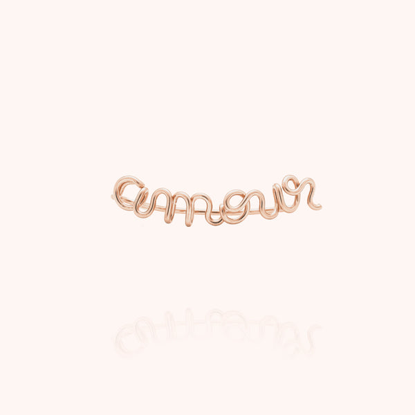 Ear Cuff Original Amour - Oro rosa laminado