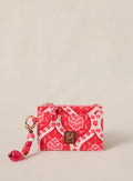 Tarjetero Textil Elmo - Frida Rojo