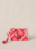 Tarjetero Textil Elmo - Frida Rojo