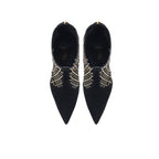 Elora Black High-Heel Ankle Boot