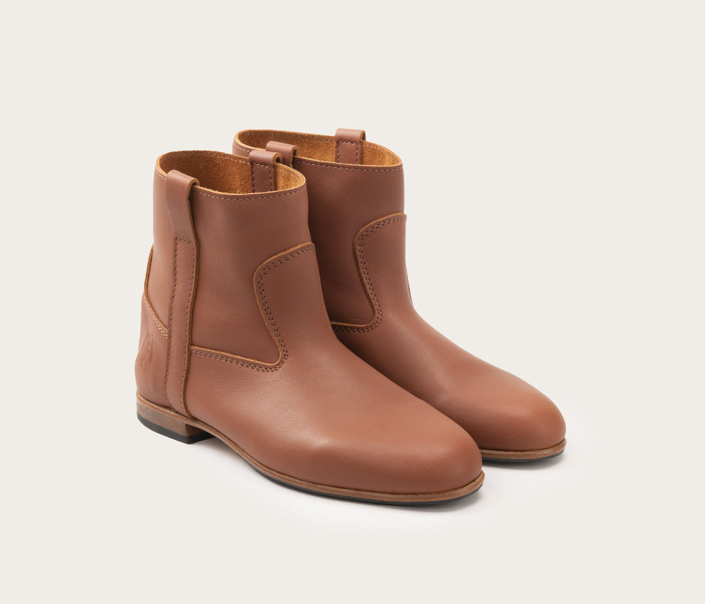 Bottines Elsa - Souple Cognac - Femme