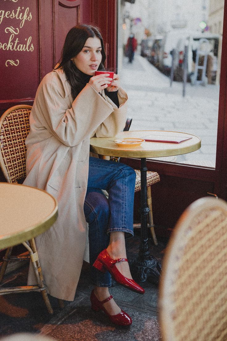 Dorie Ballet Flats - Red Patent Leather