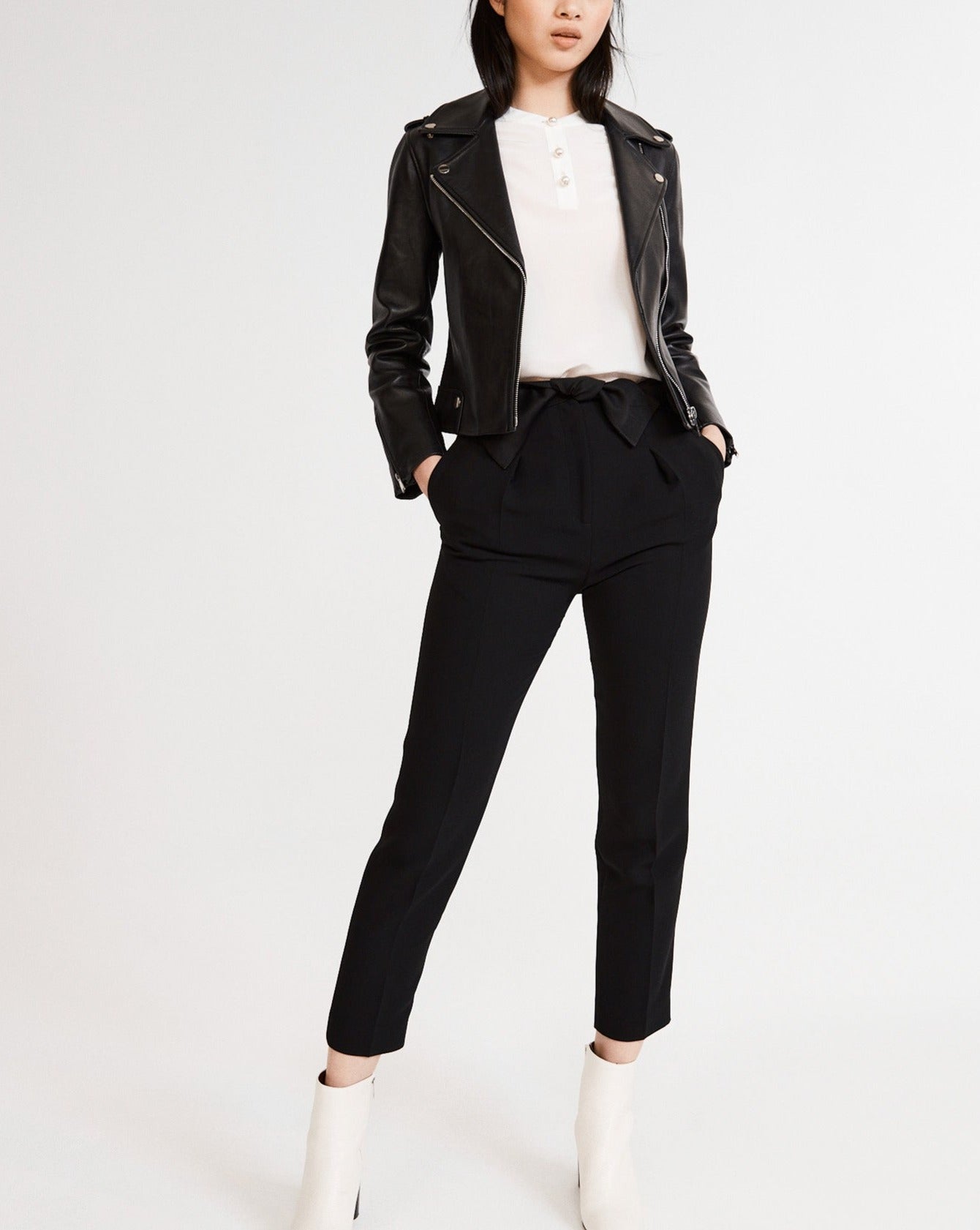 Claudie Pierlot - Pantalones - Papaya - Negro