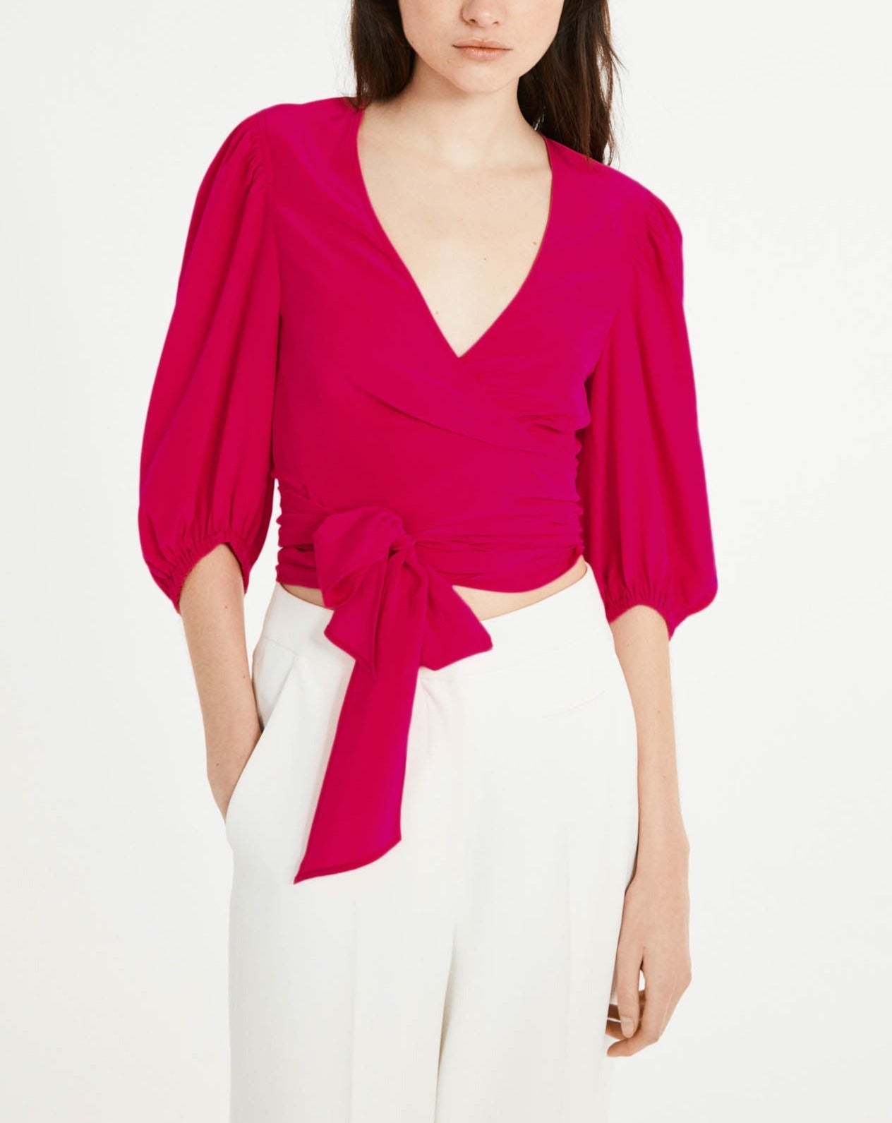 Claudie Pierlot - Top - Bambiniflou - Fuchsia