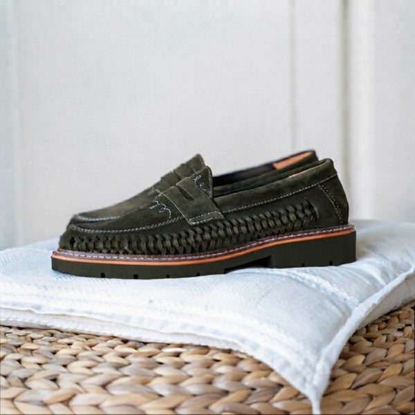 Ernesto Loafers - Khaki Suede