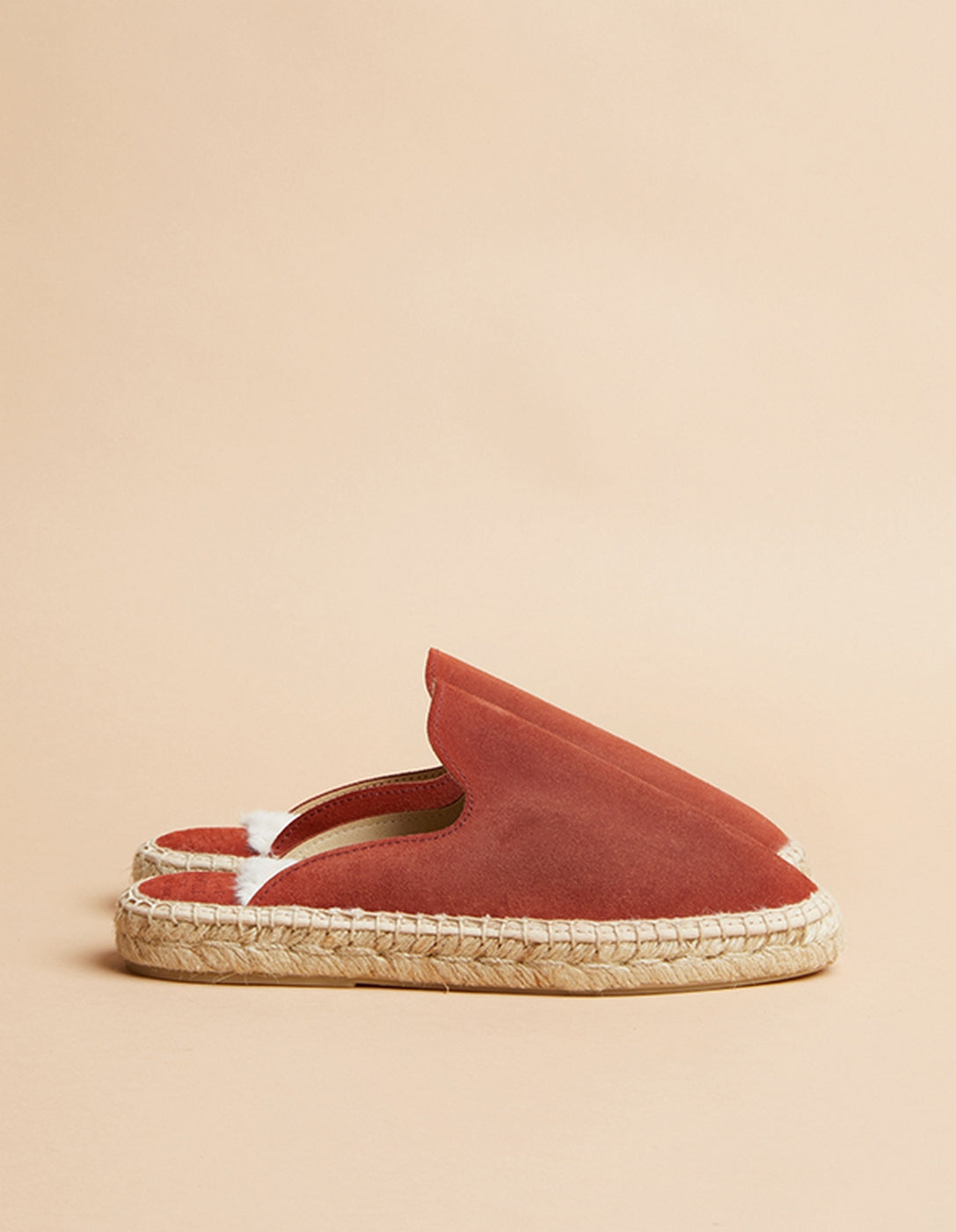 Espadrilles Plar Copenhague - Cuir Daim Terracotta - Femme