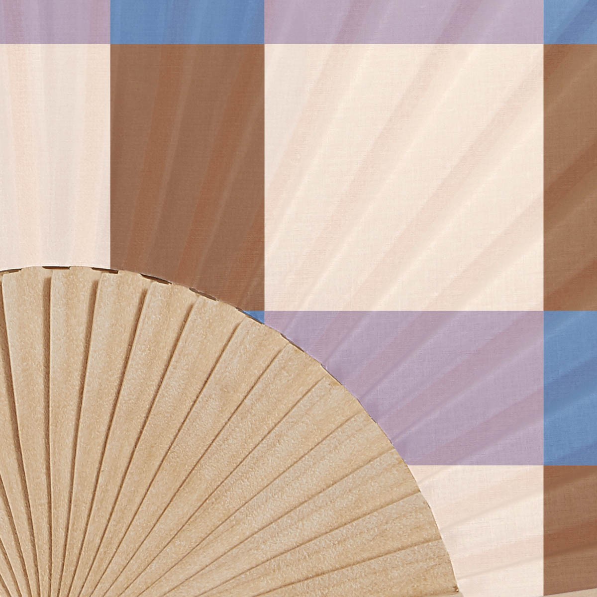 Luna - Abanico - Madera de Abedul - Lila