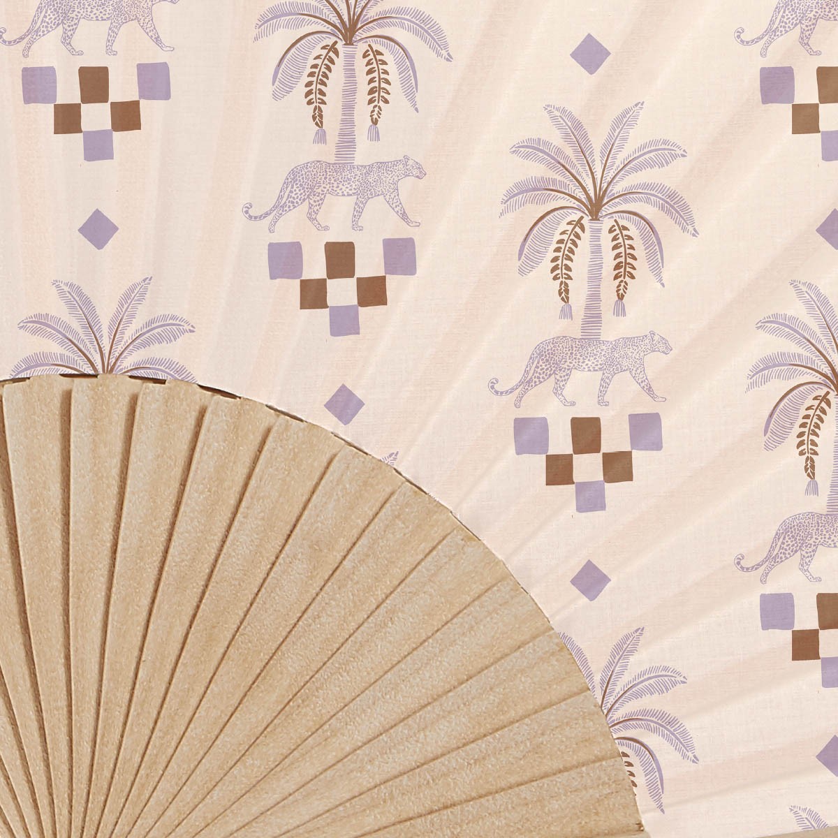 Riviera - Fan - Birch Wood - Lilac