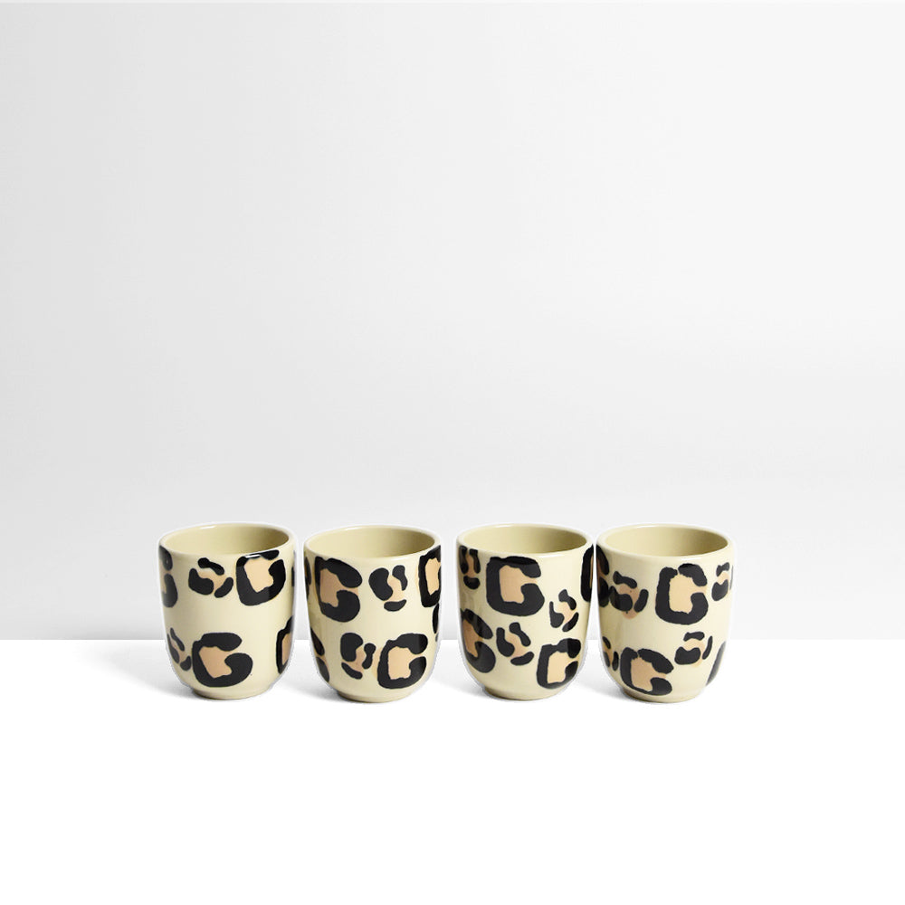 Set De 2 Tasses Expresso - Léopard