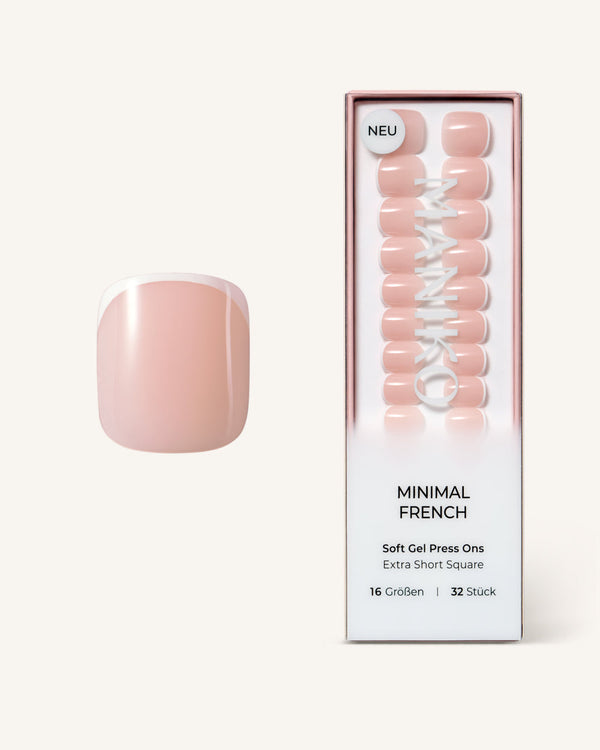 Minimal French (Extra Short, Square) - Press Ons
