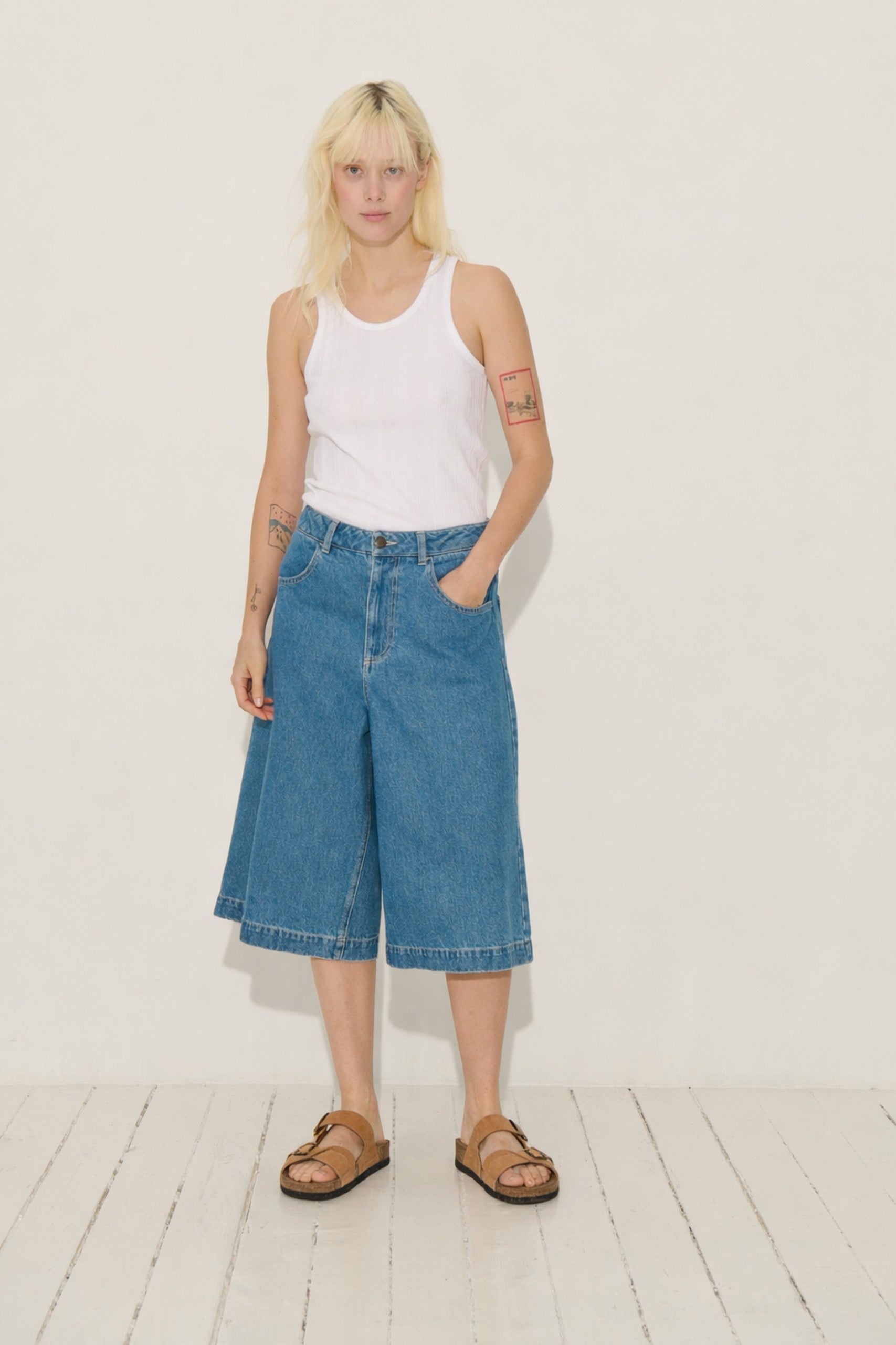 Bermudas Paga - Denim