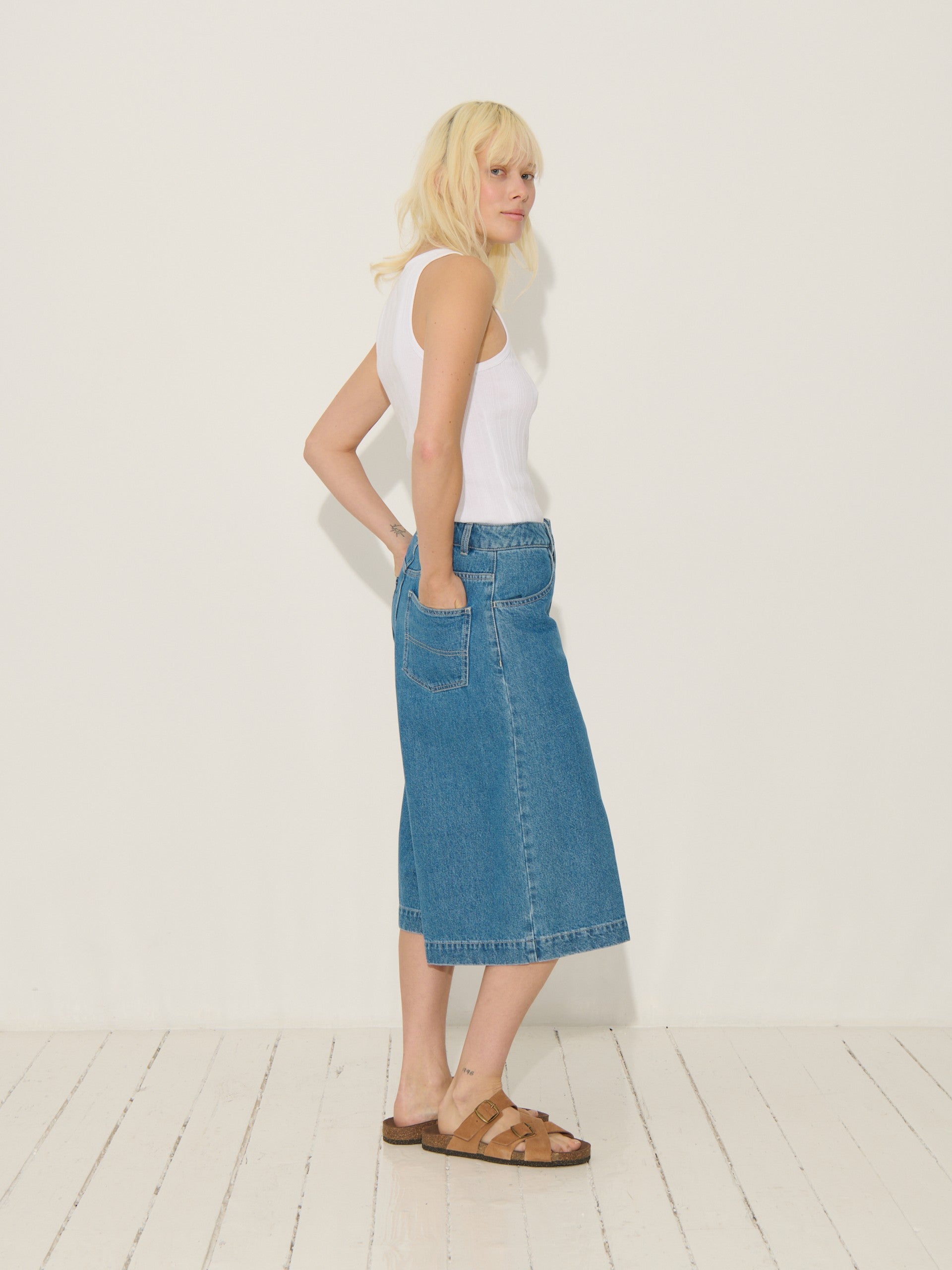 Bermudas Paga - Denim