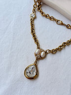 Sautoir Guy Laroche Vintage - Perles Et Strass