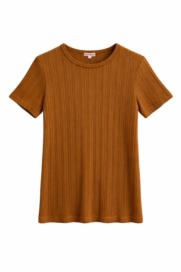 Paulette T-Shirt - Caramel