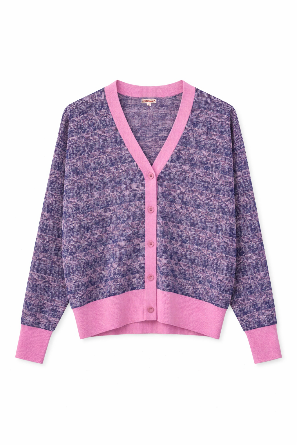 Suéter Pernelle - Azul Marino/Rosa