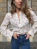 Blouse fleurie Eugenie