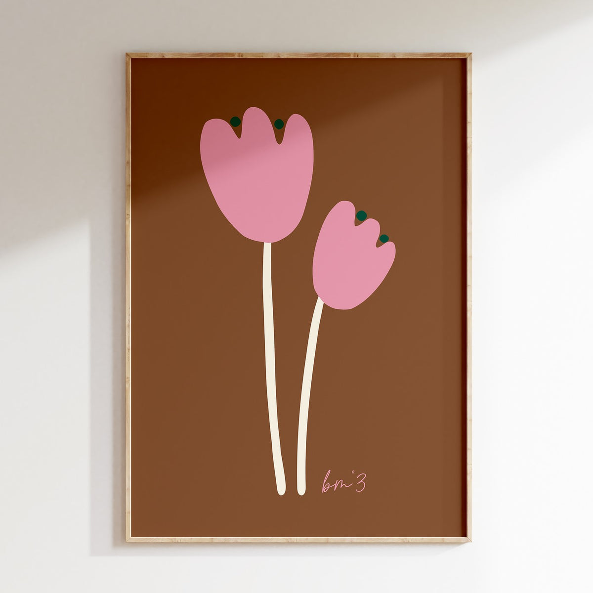 Flowers - Affiche Bm N°3 - Rose