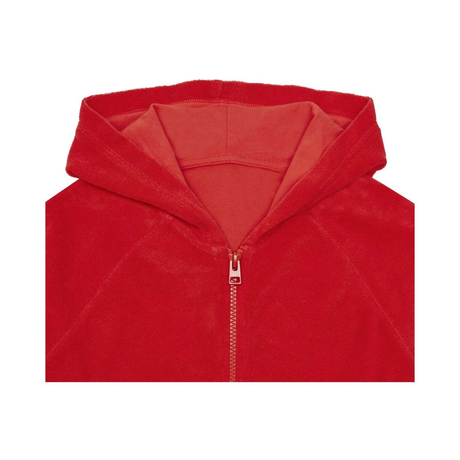 Hundred Pieces - Sudadera de rizo con cremallera Coolifornia Girl - Rojo - Niñas
