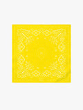 Foulard Carre Bandana - Jaune