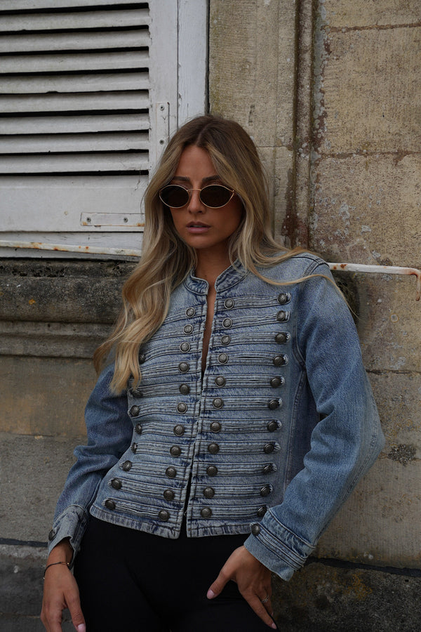 Giacca Di Jeans - Ynes Blu