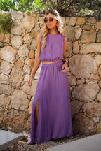 Ensemble Jupe/Top Elize - Violet