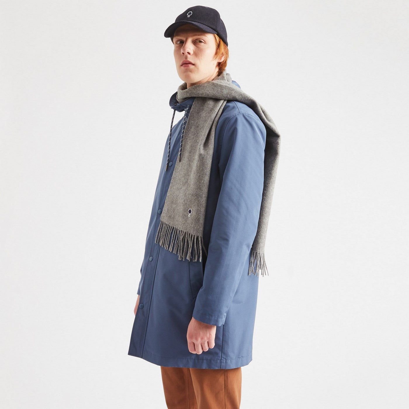 Grey Scarf - Men