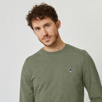 Sweat Col Rond Kaki Donon - Homme