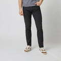 Dark Grey Slim Denim Jeans - Men