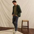 Dark Grey Slim Denim Jeans - Men